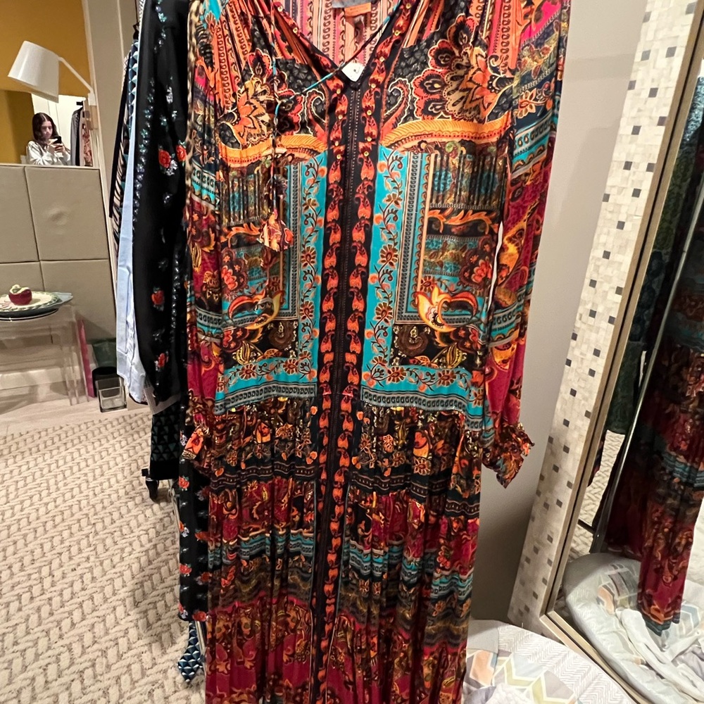 Bohemian Multicolor Maxi Dress